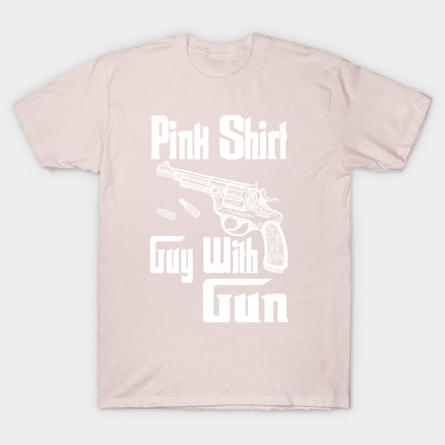 Pink gun shirt discount